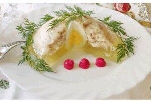 Заливное с курицей