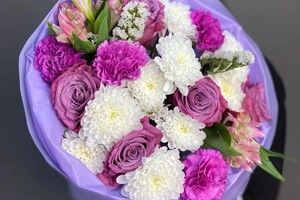 Букет микс «Сливовый десерт»