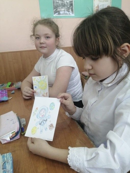 Учащиеся из объединения «Безопасный маршрут» приняли участие в Гагаринском уроке.