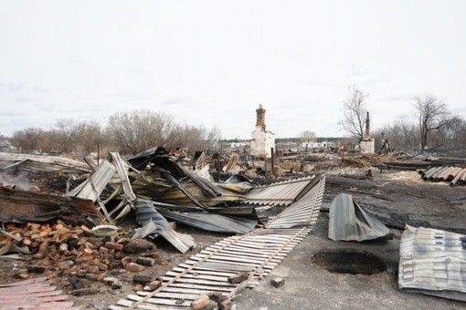 Сбор помощи для пострадавших от пожаров в Тяжинском округе