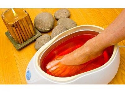 Парафинотерапия ног