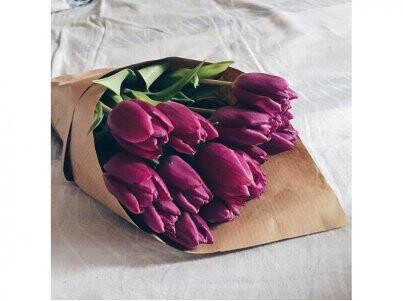 Букет с тюльпанами