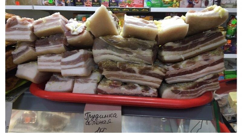 Грудинка свиная соленая