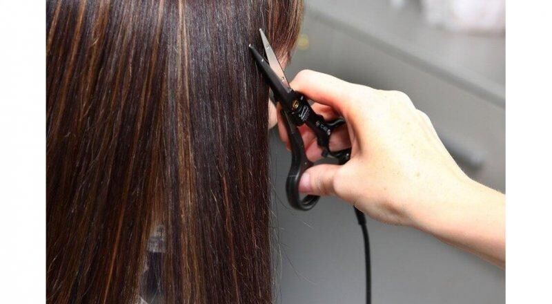 Стрижка горячими ножницами