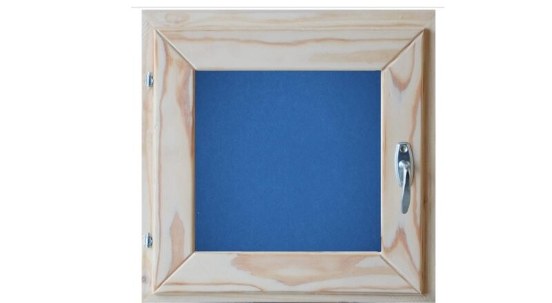 Окно банное со стеклопакетом