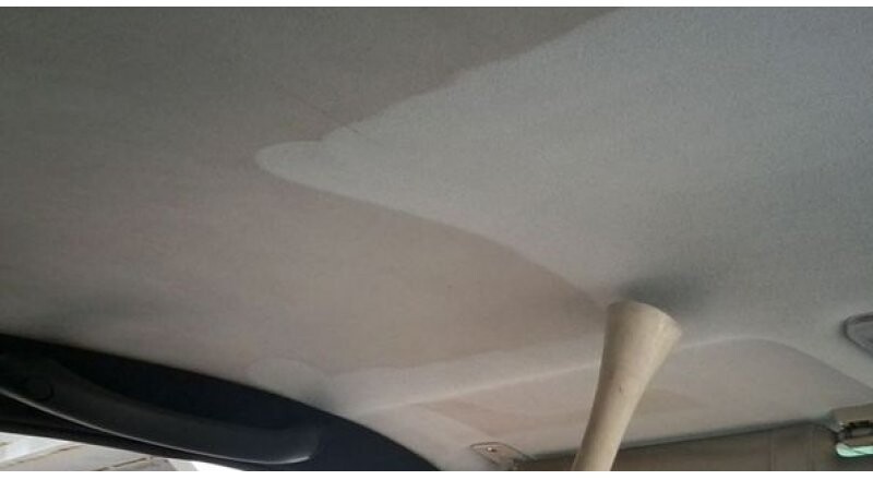 Химчистка потолка легкового автомобиля