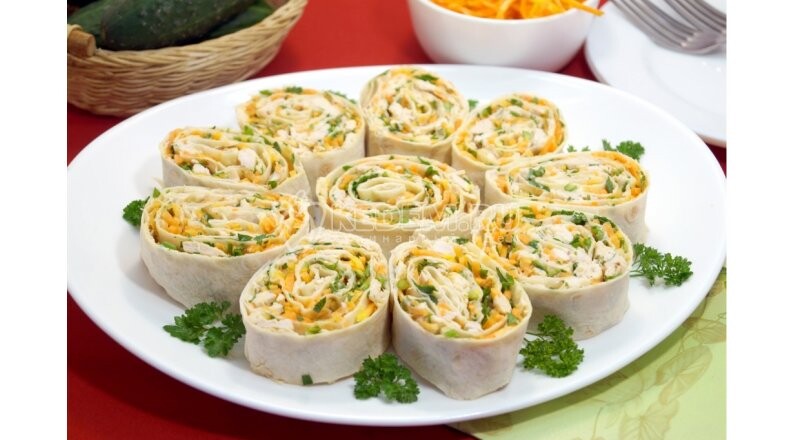 Рулет из лаваша