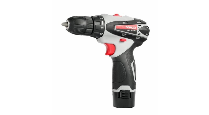 Аккумуляторная дрель-шуруповерт «ПОБЕДА ДА-12П/2 Ли»