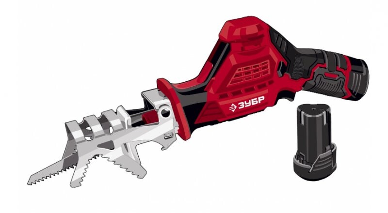 Пила сабельная аккумуляторная ЗУБР «СПЛ-125-22»