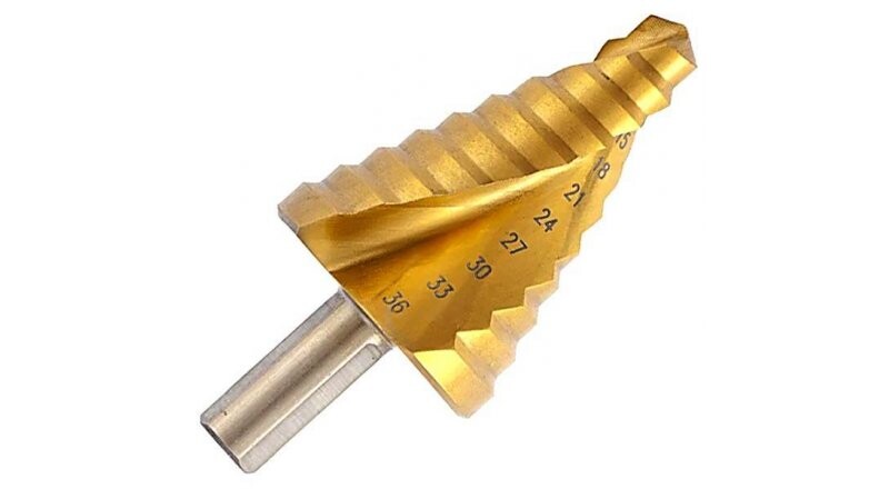 Сверло по металлу ступенчатое 10 ступеней «MATRIX»