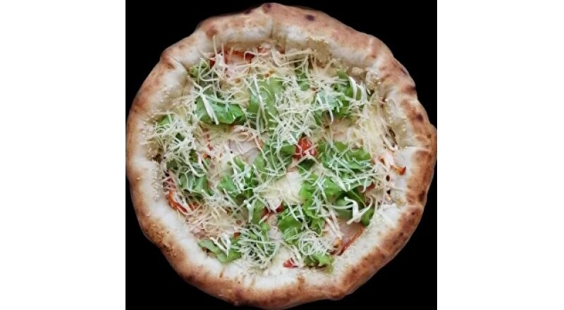 Пицца «Цезарь с курицей»