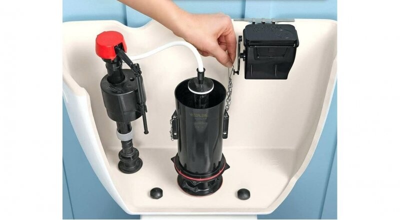 Замена арматуры в бачке унитаза