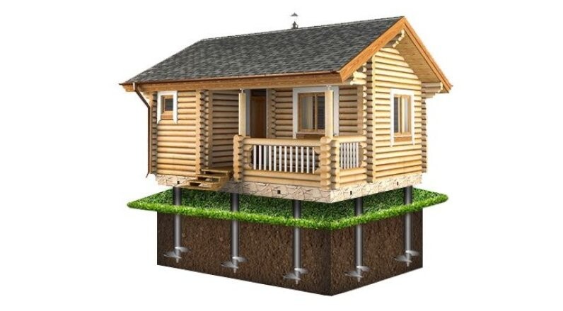 Свая под баню! Готовый фундамент