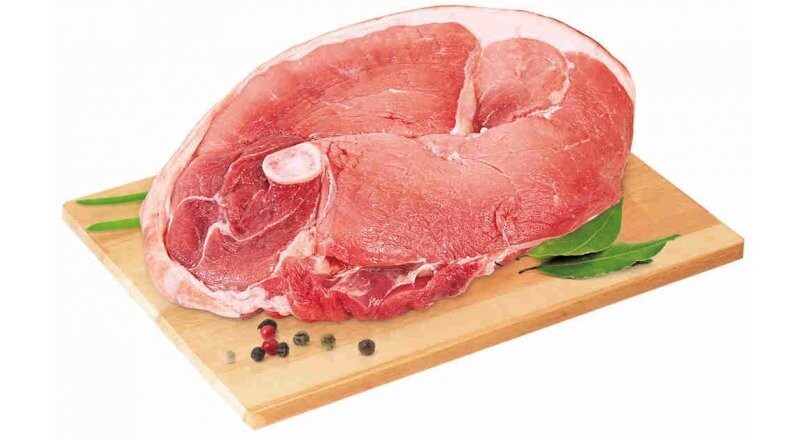 Мясо свинины на кости
