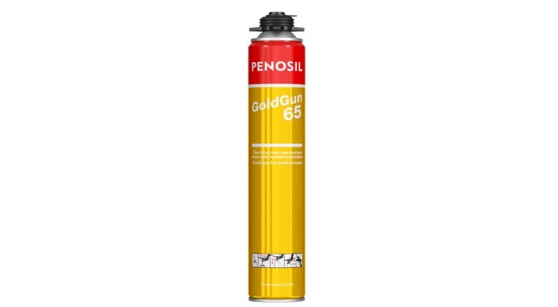 Пена монтажная «PENOSIL Gold Gun 65 ПРОФ» 