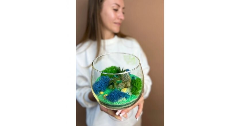 Флорариум в вазе