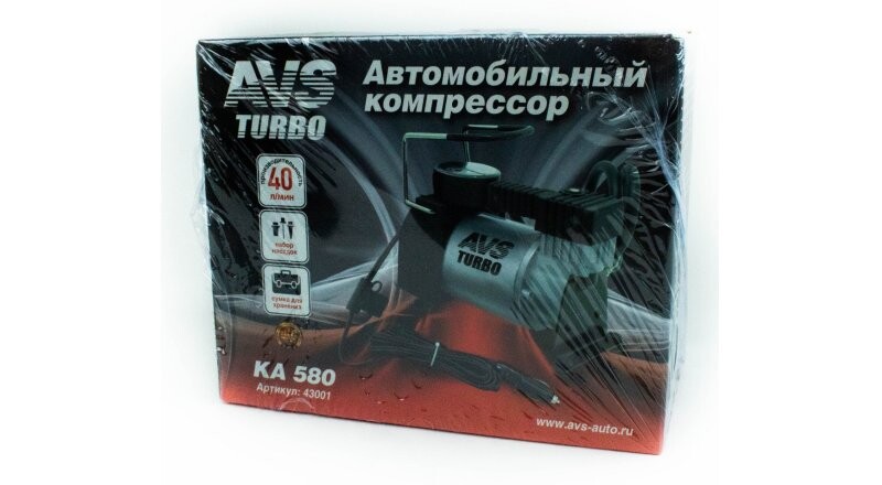 Автомобильный компрессор «Turbo KA580»