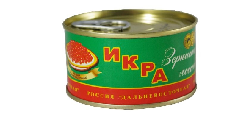 Икра лососевая зерн., Дальневосточная, ж/б