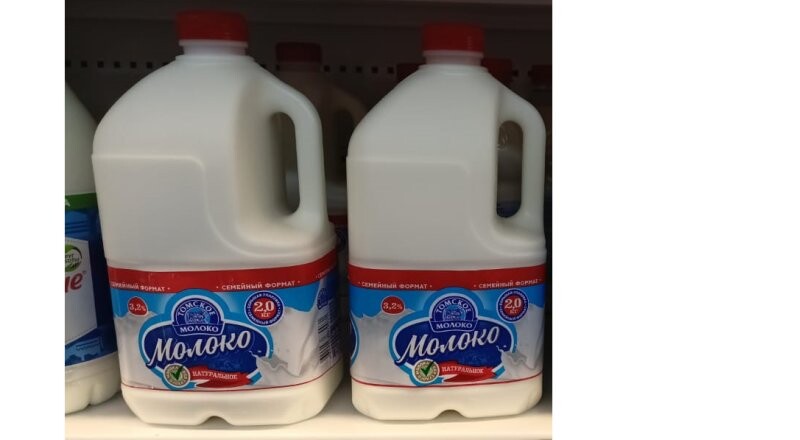 Молоко «Томское», канистра, 3,2%