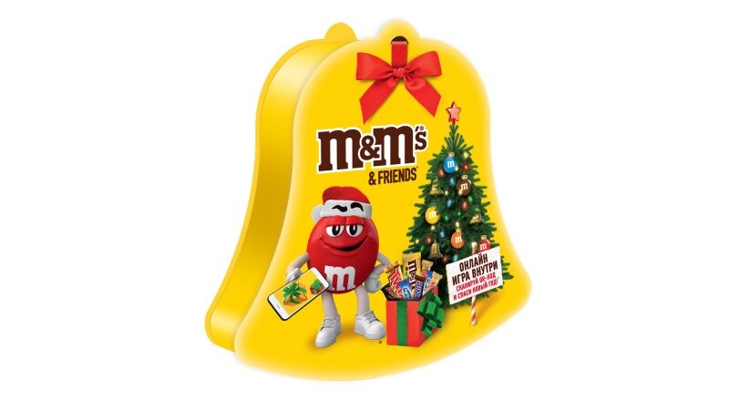 Подарочный набор колокольчик «M&M»