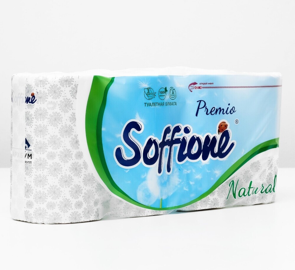 Бумага туалетная Soffione Premio