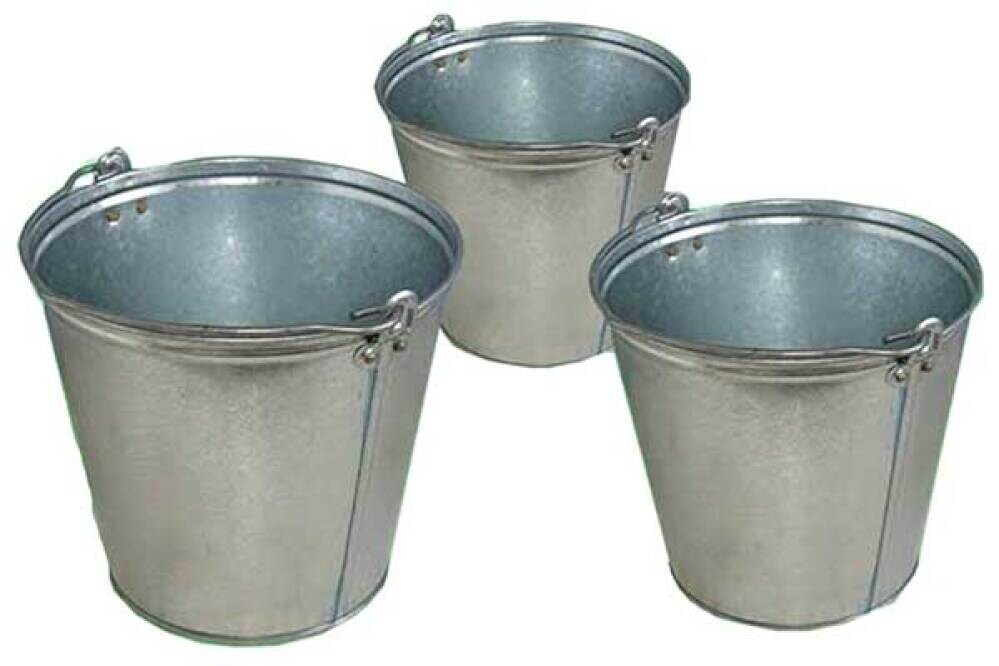Ведро оцинкованное