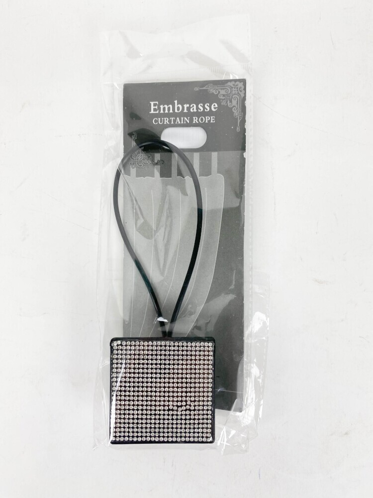 Зажим для штор пластм.  Сияние  квадрат