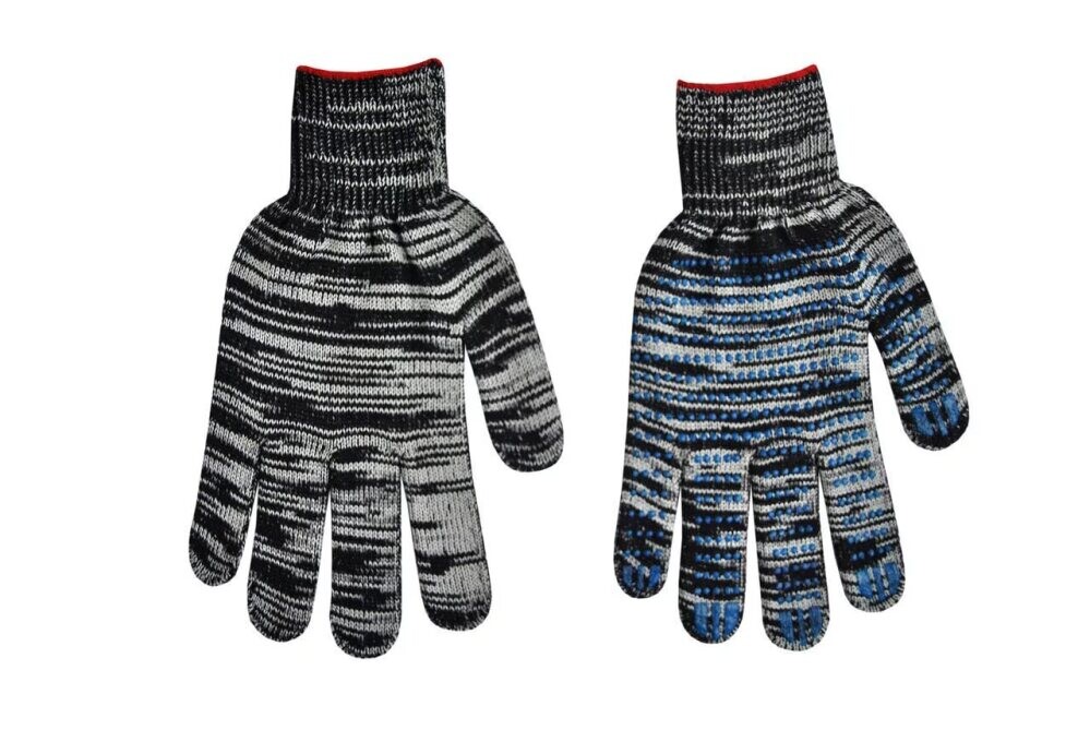 Перчатки Х/Б с ПВХ «Графит»