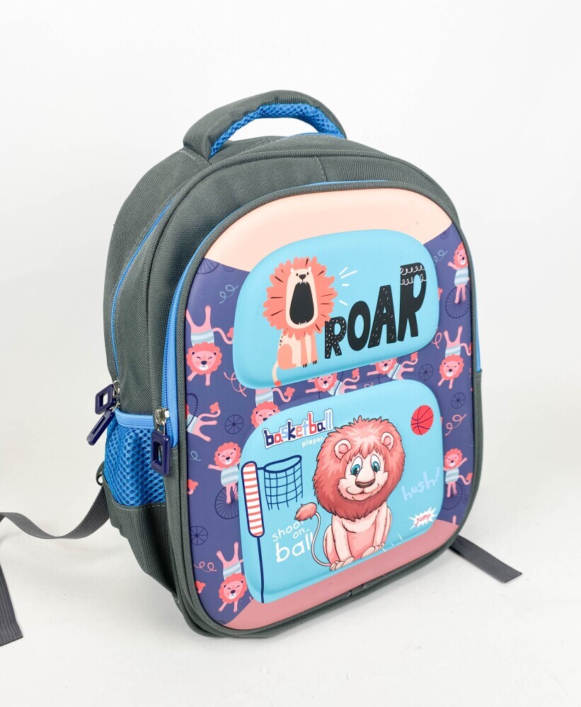 Рюкзак школьный жесткая спинка «Львенок»