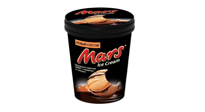 Мороженое ведёрко «Марс»	