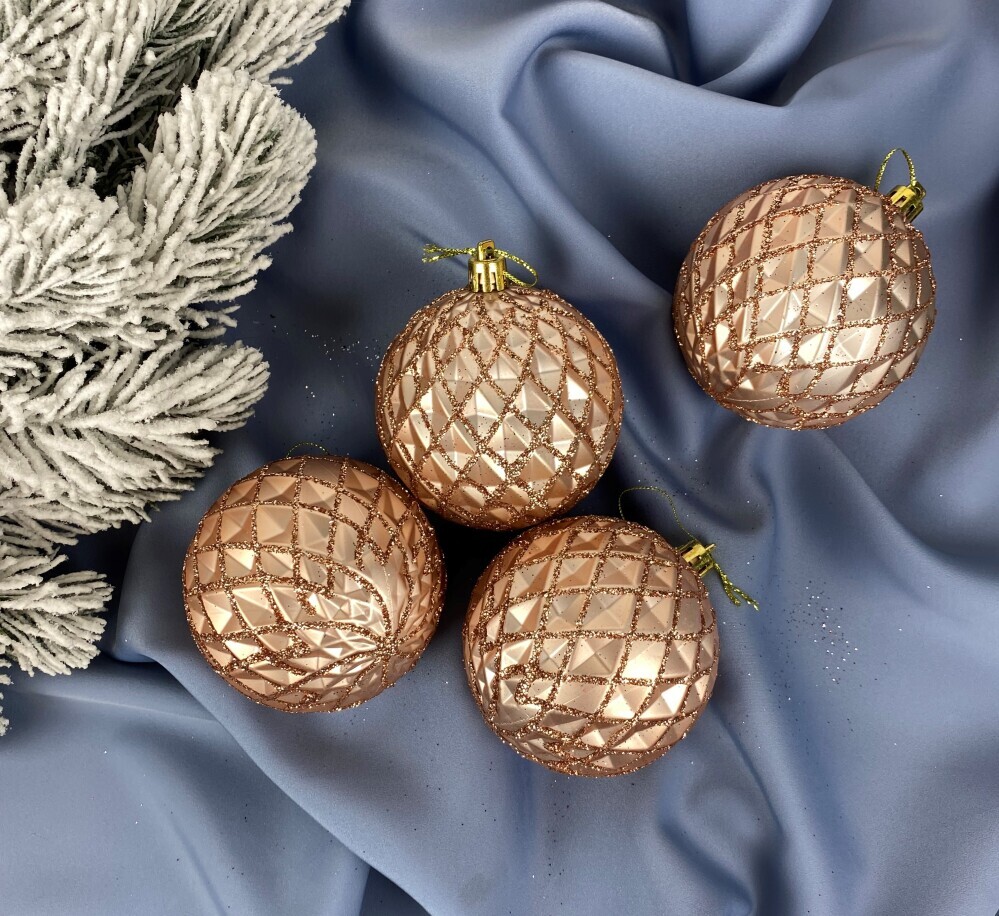 Украшение елочное  «Шары грани»