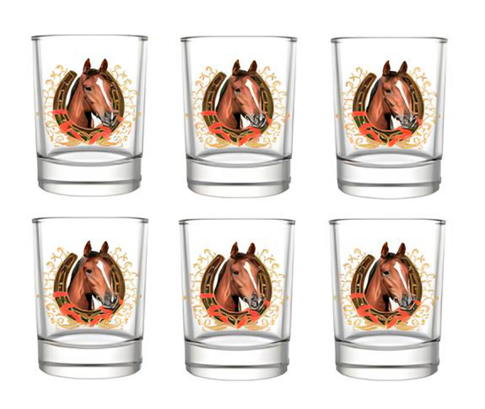 Стопка 50мл (н-р 6шт) стекло  Символ года 2026