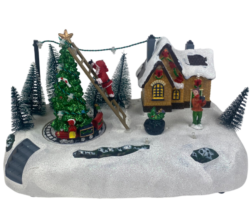 Сувенир новогодний «Дворик»