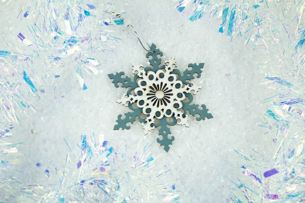 Украшение елочное «Снежинка»