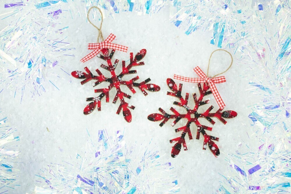 Украшение елочное «Снежинка  скандинавия»