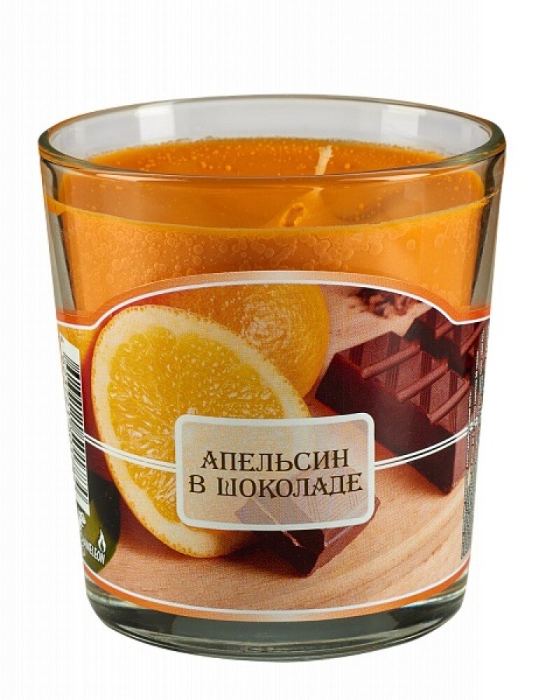 Свеча ароматическая « Апельсин в шоколаде»