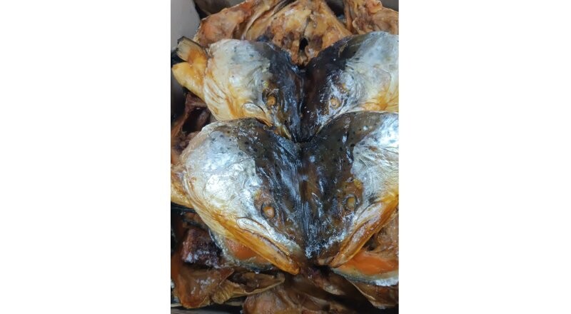 Головы сёмги горячего копчения 