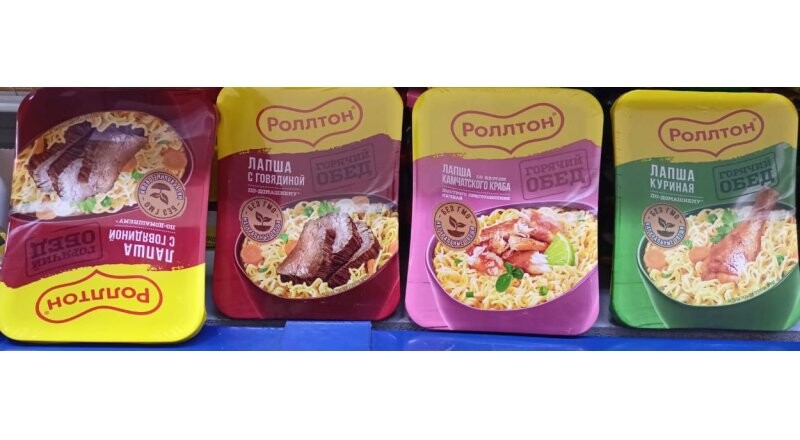 Лапша «Роллтон»	