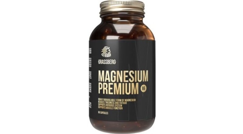 Магний Премиум В6 (930 мг, 60 капсул)