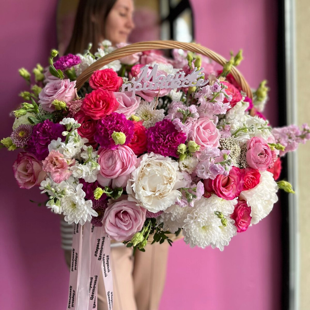 Корзина «Океан цветов»