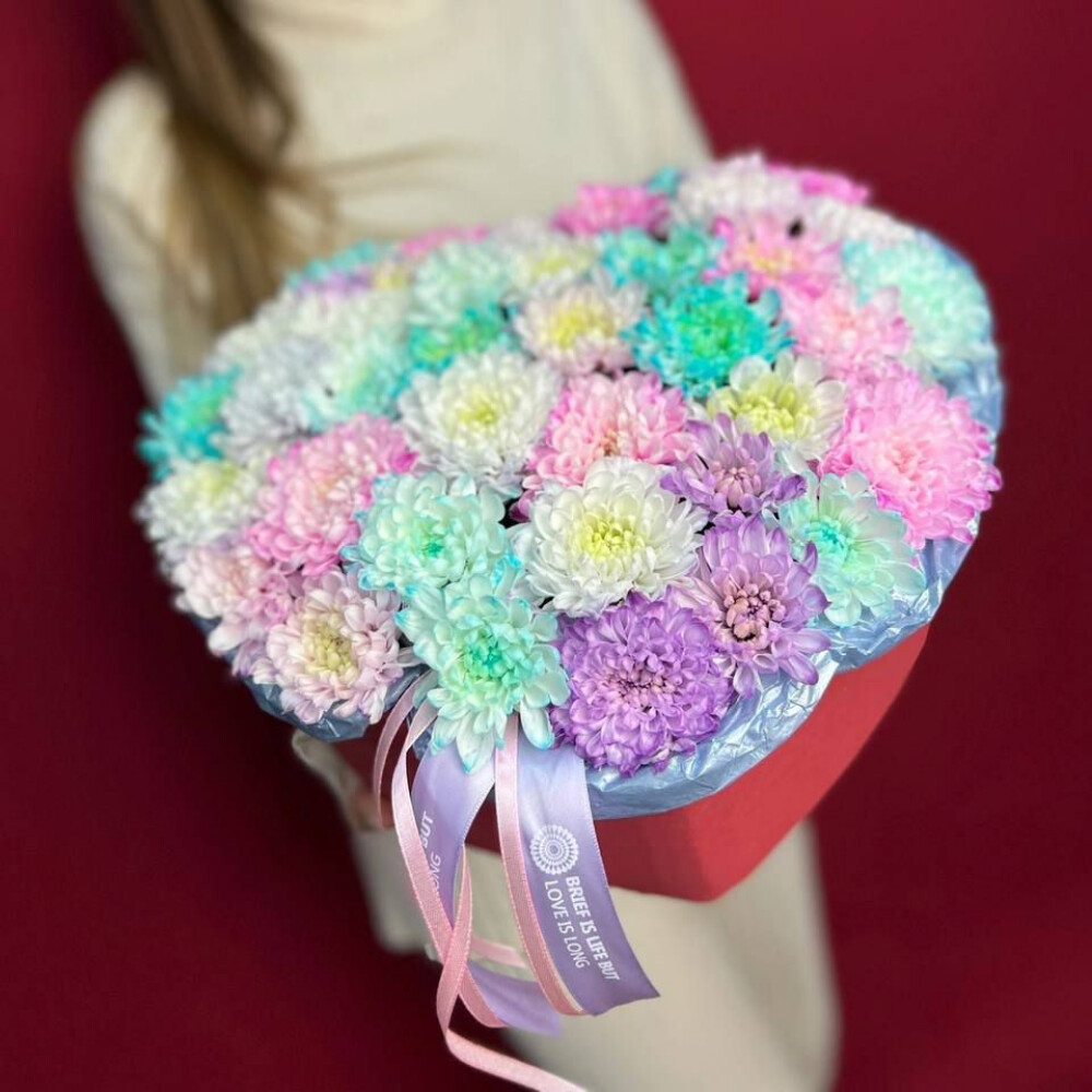 Композиция «Радужное сердце»