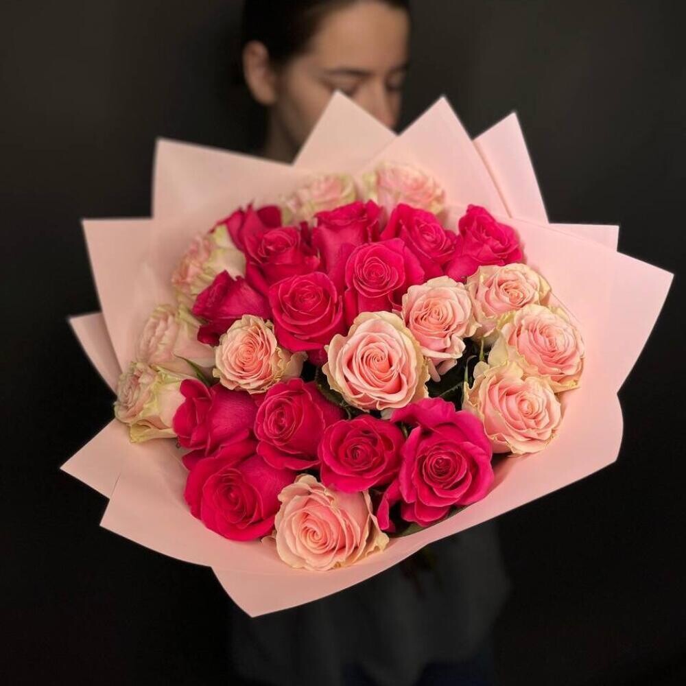 Букет роз «Ягодный»