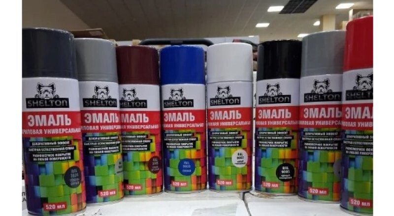 Краска спрей акриловая 