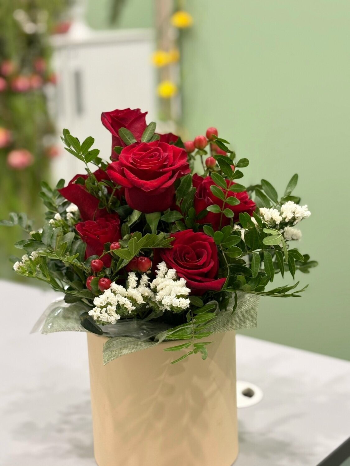 Цветочная композиция «Я не забуду тебя никогда»