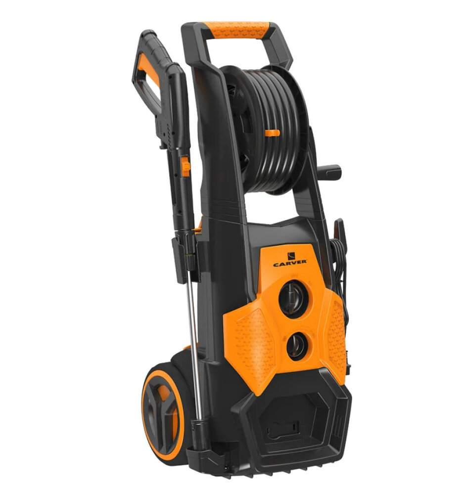 Мойка высокого давления 2500Вт 165 Бар 468л/ч функц. всасывания, катушка для  шл. 5м  CW-2501EI CARVER