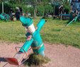 Жительница Киселевска сообщила об опасном состоянии детской площадки