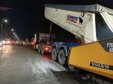 Сегодня ночью приступили к асфальтированию улицы Нахимова в районе перекрестка с улицей Ракитянского