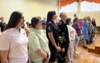 Прокопьевские полицейские и общественники приняли участие в торжественном открытии Парты героя