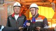 В ходе рабочего визита в Новокузнецк глава региона осмотрел участок новых разливочных машин доменного цеха ЕВРАЗ ЗСМК.