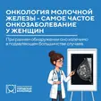 Рак молочной железы - самое распространенное онкологическое заболевание у женщин